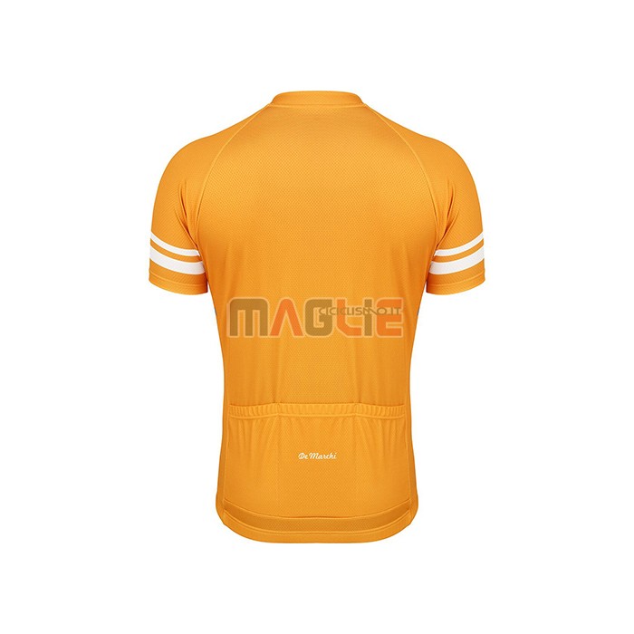 Maglia De Marchi Manica Corta 2021 Giallo Grigio